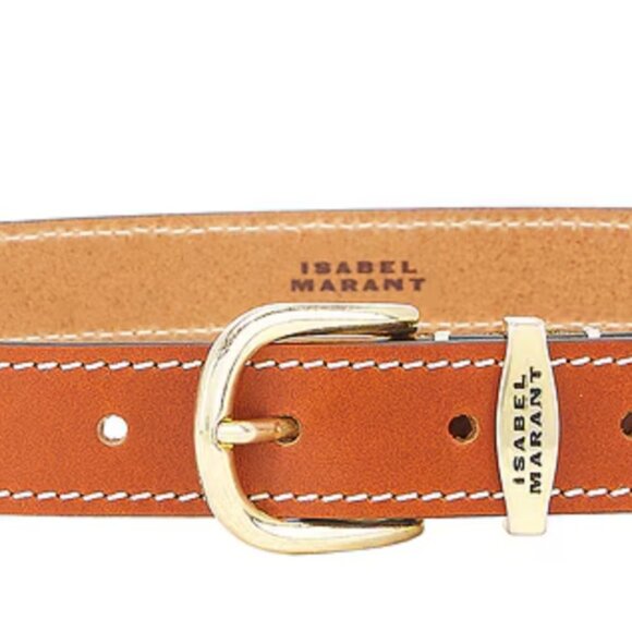 Isabel Marant Zadd Belt - Like New! Natural and Gold - Picture 2 of 2